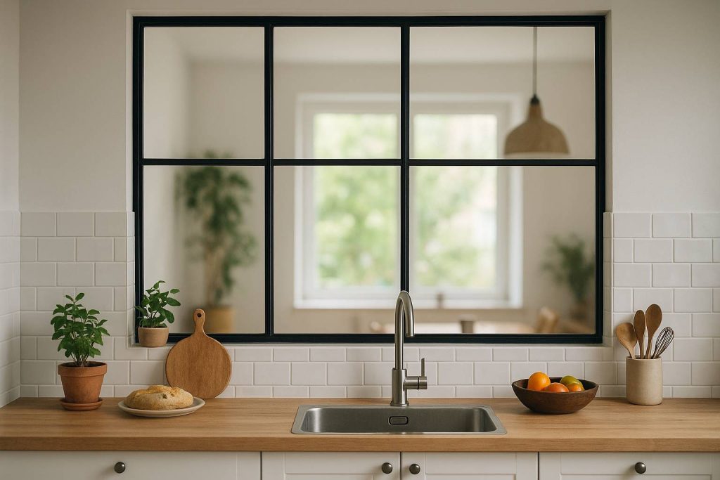 Quelle hauteur idéale pour une verrière de cuisine ?