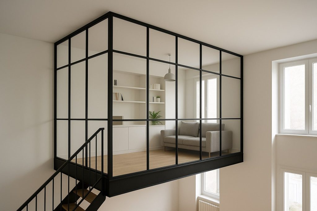 Combien coûte une verrière de mezzanine ?